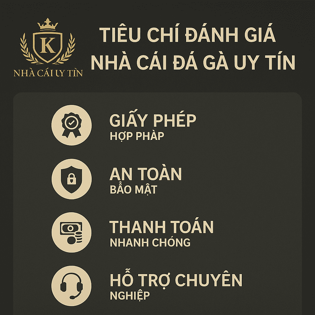 Tiêu chí đánh giá nhà cái đá gà online uy tín 2025