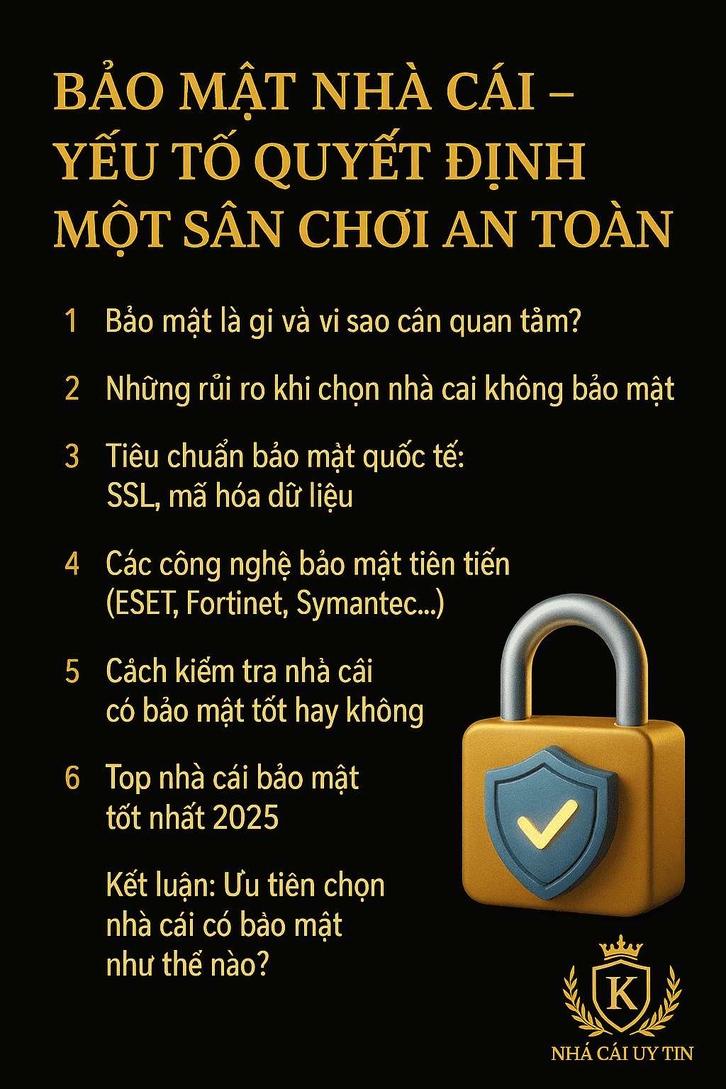 Bảo Mật Nhà Cái – Yếu Tố Quyết Định Một Sân Chơi An Toàn 1 yếu tố đánh giá bảo mật nhà cái uy tín