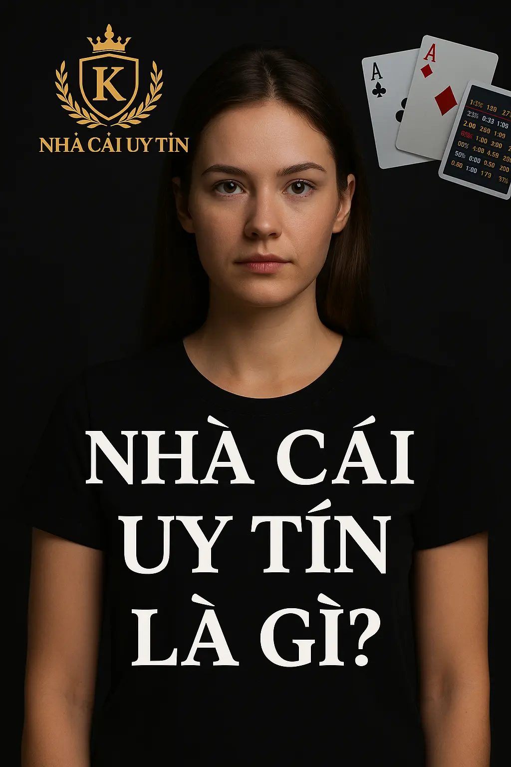 Nhà cái uy tín là gì? Hình ảnh truyền tải thông điệp cảnh báo người chơi mới. 
